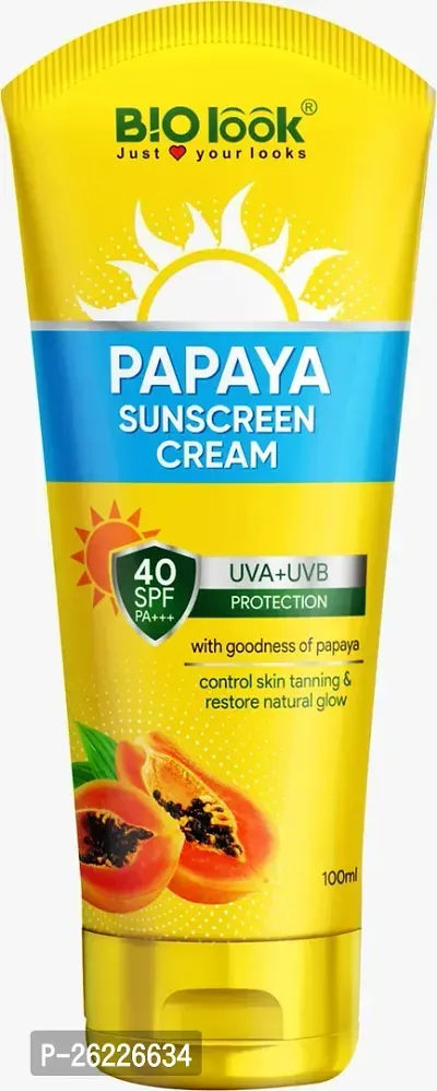 Classic Your Daily Glow Guardian Papaya Sunscreen Cream 100Ml-thumb2