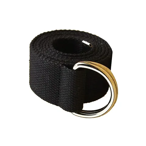 Verceys Unisex Synthetic Belt (tiktokbelt40_Black)