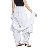 Prabha Creations Women's Loose Fit Patiala Pants (sal-87536_White_Free Size)-thumb3