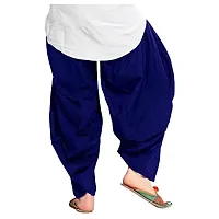 Prabha Creations Women's Loose Fit Patiala Pants (SAl-8941_Blue_Free Size)-thumb1