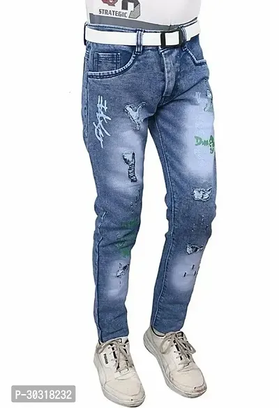 Latest Trendy Denim Mid-Rise Jeans for Men-thumb0