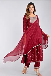 Fancy Rayon Kurta Set For Women-thumb1