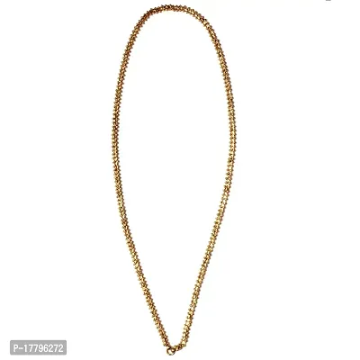 22kt gold plated women's long impon Panchaloham chain price 675-thumb2