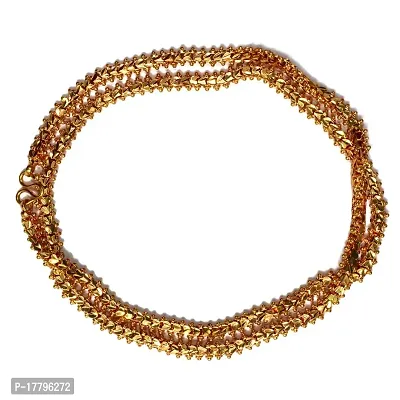 22kt gold plated women's long impon Panchaloham chain price 675-thumb0