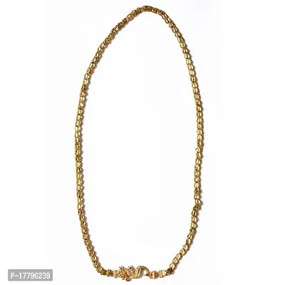 22kt gold plated mugapu impon Panchaloham chain price 675-thumb2