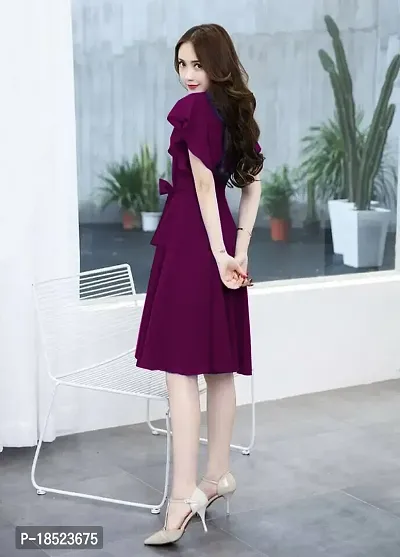 Classy Graceful Women Western kneee-length Dress Combo-thumb3