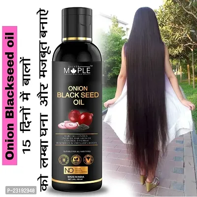 Silver Maple- | ONION BLACKSEED HAIR OIL | methi Hair Oil | castor oil | levender oil | Onion oil | Black Seed Oil | Vitamin E | Rosemary Oil | coconut oil | Argan Oil |Adivasi hair oil |  100ml.-thumb0