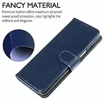 Use2Kart Flip Cover for Vivo Y55 5G 2022 Blue-Color Leather Finish | Inbuilt Stand  Pockets | Wallet Style Flip Back Cover-thumb4