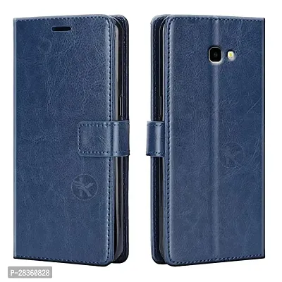Stylish Faux Leather Samsung Galaxy J7 Max Back Cover-thumb0