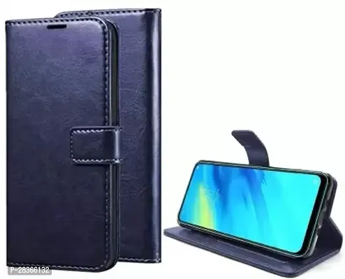 Use2Kart Flip Cover for Vivo Y55 5G 2022 Blue-Color Leather Finish | Inbuilt Stand  Pockets | Wallet Style Flip Back Cover-thumb4