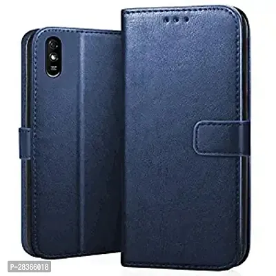 Stylish Faux Leather Xiaomi Redmi 9A Back Cover