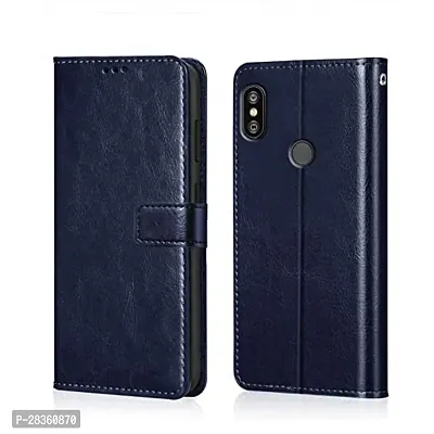 Stylish Faux Leather Xiaomi Redmi S2 Back Cover-thumb0