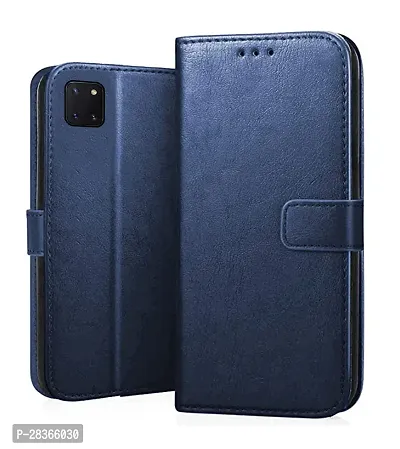 Stylish Faux Leather Samsung Galaxy Note 10 Lite Back Cover-thumb0