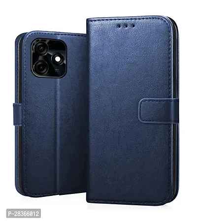 Stylish Faux Leather Tecno Spark 10C Back Cover