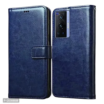 Stylish Faux Leather Vivo X70 Back Cover