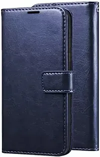 Use2Kart Flip Cover for Vivo Y01 Blue-Color Leather Finish | Inbuilt Stand  Pockets | Wallet Style Flip Back Cover-thumb2