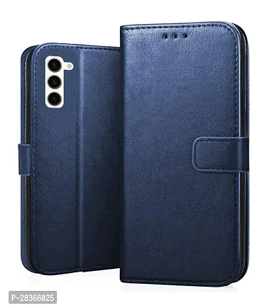 Stylish Faux Leather Samsung Galaxy S23 Plus 5G Back Cover-thumb0