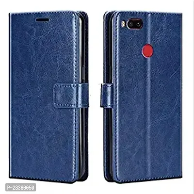 Stylish Faux Leather Xiaomi MI A1 Back Cover