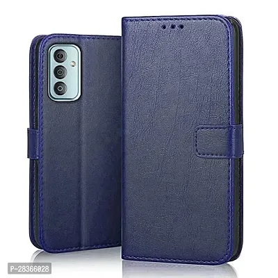 Stylish Faux Leather Samsung Galaxy F23 5G Back Cover-thumb0