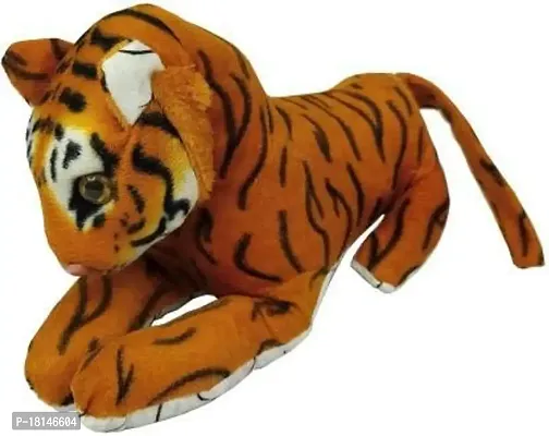 Rtnahsij Loin Soft Toy Tiger Stuffed Animals Toys for Kids Teddy Bear Soft Toy Brown 25 Cm RT399 RS399-thumb0