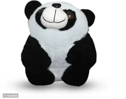 Rtnahsij Soft Toy Sitting Teddy Bear Toy 30 cm (Black/White) RT993 RS993 ST993 S993