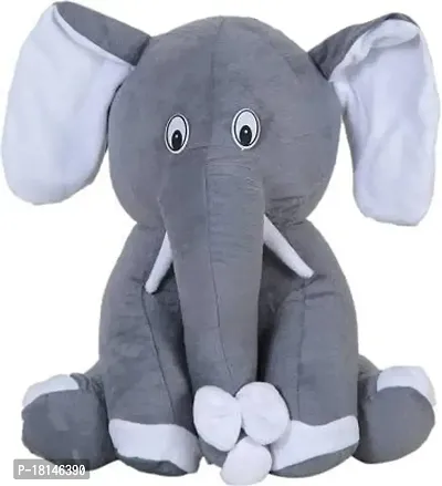 Rtnahsij Grey Baby Sitting Elephant Soft and Plush Soft Toy-25CM RT1 RS434