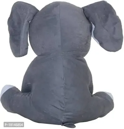 Rtnahsij Grey Baby Sitting Elephant Soft and Plush Soft Toy-25CM RT1 RS930-thumb2