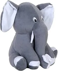 Rtnahsij Grey Baby Sitting Elephant Soft and Plush Soft Toy-25CM RT1 RS899-thumb2