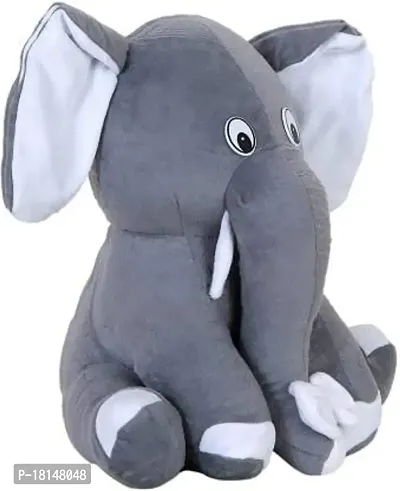 Rtnahsij Grey Baby Sitting Elephant Soft and Plush Soft Toy-25CM RT1 RS372-thumb3