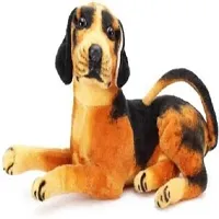 Rtnahsij Soft Toy Sitting Dog | Hugable  Soft Animal Stuffed Plush Toy for Kids, Home Decor, Boys and Girls ? 30 cm (Brown, Black) RT562 RS562 ST562 S562-thumb2