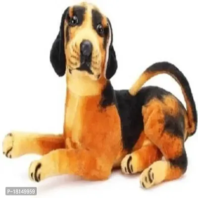 Rtnahsij Soft Toy Sitting Dog | Hugable  Soft Animal Stuffed Plush Toy for Kids, Home Decor, Boys and Girls ? 30 cm (Brown, Black) RT562 RS562 ST562 S562-thumb3