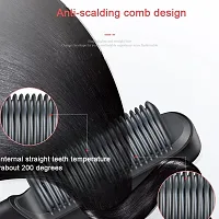 Hair Straightener Comb Brush For Men  Women, Hair Straightening and Smoothing Comb, Electric Hair Brush, Straightener Comb, PTC Technology Electric Straightener with 5 Temperature Control-thumb1