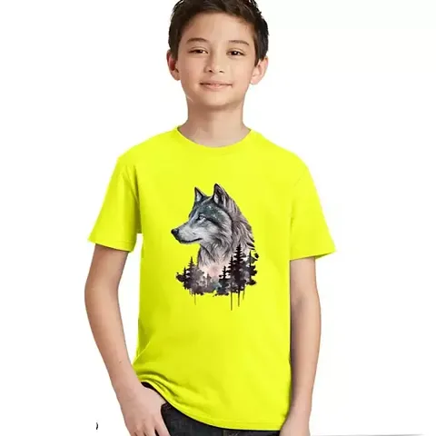 Kids Round Neck Short Sleeve Unisex Kid TShirt for Boy