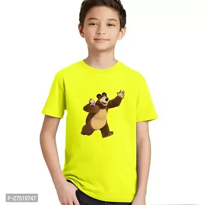 Kids Polyester Round Neck Short Sleeve Unisex Kid TShirt for Boy-thumb0