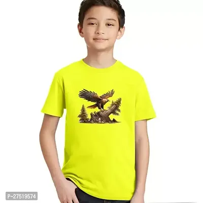Kids Polyester Round Neck Short Sleeve Unisex Kid TShirt for Boy-thumb0