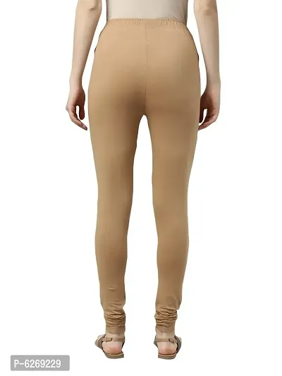 Women Cotton Spandex Solid Leggings-thumb4