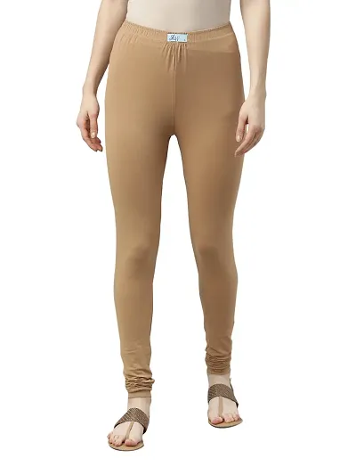 Women Spandex Solid Leggings