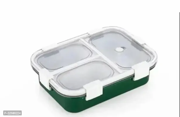 Lunch Box Tiffin Box for Boys Girls SchoolOffice Men 3 Compartment Lunch Box-thumb0