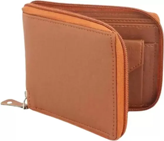 Stylish  Artificial Leather Zip Around Wallets For Men