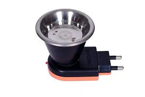 Krishi Mini Magic Stainless Steel Metal Electric Dhoop Kapoor Dani Incense Burner(Useful for Loban, Bakhoor, Oudh, Agarbatti) Black Set of 3-thumb2