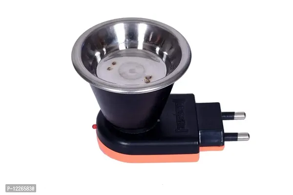 Krishi Mini Magic Stainless Steel Metal Electric Dhoop Kapoor Dani Incense Burner(Useful for Loban, Bakhoor, Oudh, Agarbatti) Black Set of 3-thumb3