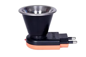 Krishi Mini Magic Stainless Steel Metal Electric Dhoop Kapoor Dani Incense Burner(Useful for Loban, Bakhoor, Oudh, Agarbatti) Black Set of 3-thumb1