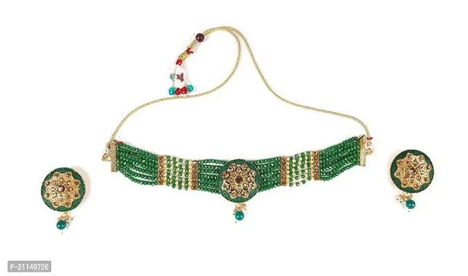 Stylish Green Pearl Other Jewellery Set For Women