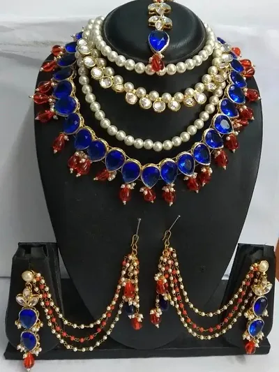 Trendy Designer Alloy Necklace Set