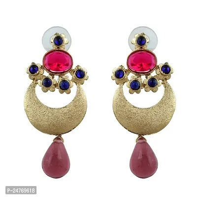 Kshitij Jewels Women's Trendy Alloy Earring - Multi [KJ284]