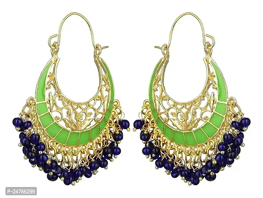 Kshitij Jewels Women's Trendy Alloy Earring - Multi [KJS184]