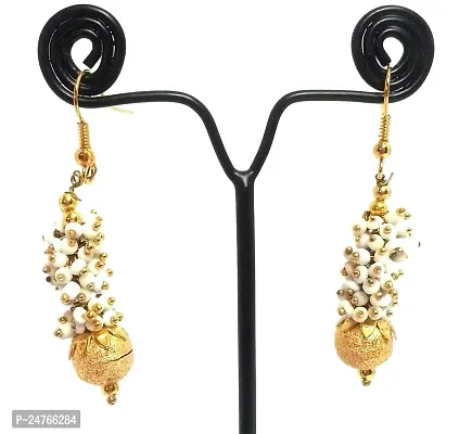 Kshitij Jewels Women's Charming Alloy Earrings - Multi [KJN081]-thumb0
