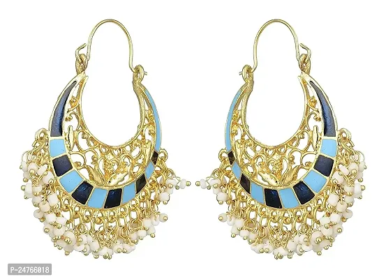 Kshitij Jewels Women's Beautiful Alloy Earring - Multi [KJS396]