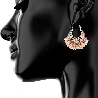 Kshitij Jewels Women's Pretty Alloy Earring - Multi [KJN021]-thumb3