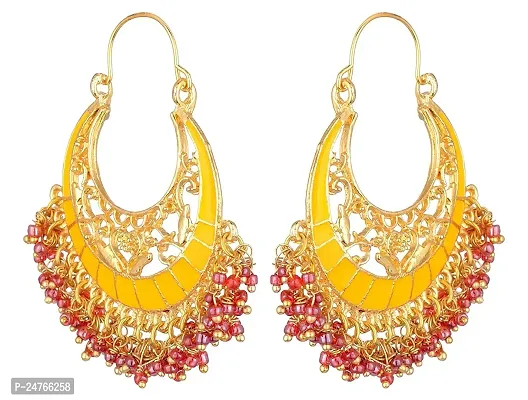 Kshitij Jewels Women's Trendy Alloy Earring - Multi [KJS181]